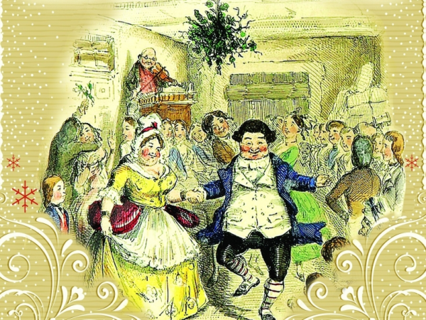An illustration from a book cover, a scene from a wealthy Victorian party