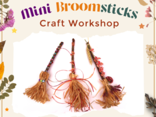 Mini Broomsticks Craft Workshop (10am session)