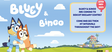 Bluey & Bingo at Didcot Railway Centre