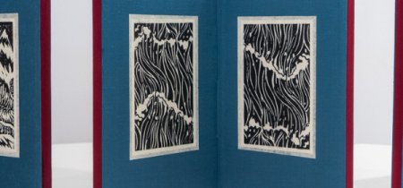 Make a Japanese woodblock print & folded screen