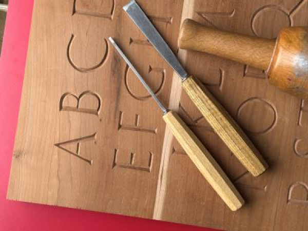 Branch Out | Design and Carve a Letter in Wood