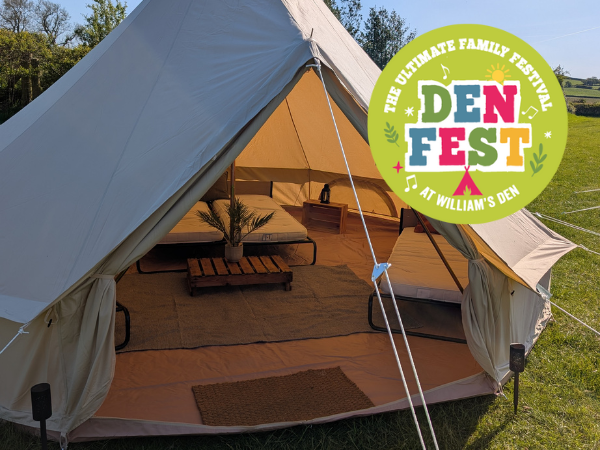 DEN FEST - FAMILY FESTIVAL - BELL TENT PACKAGE