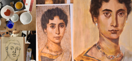 Cold Wax Painting: The Fayum Portraits