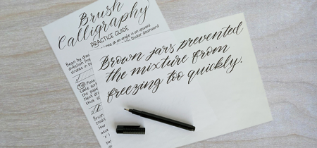 Brush Calligraphy Workshop