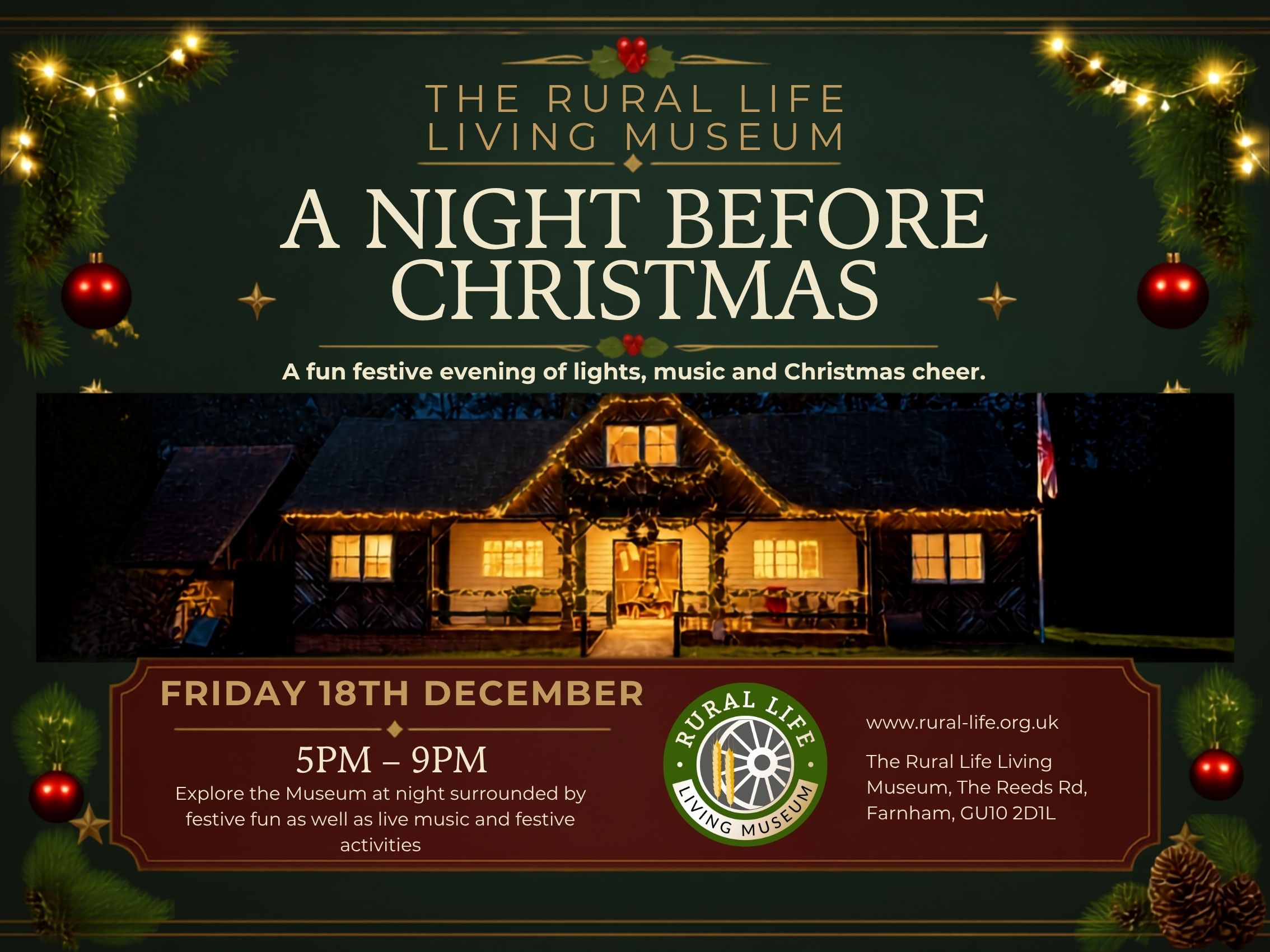 A Night before Christmas at the Rural Life Living Museum, from Rural Life Living Museum