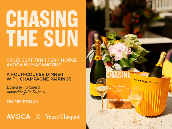 Chasing the sun - Veuve Clicquot x Avoca
