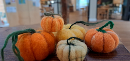 Felt your own pumpkin