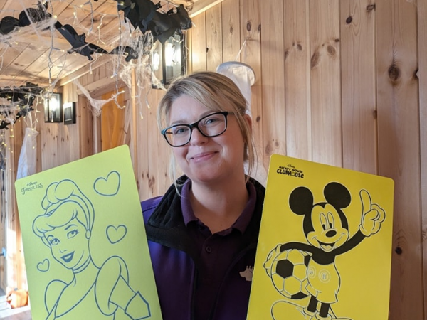 Pumpkin Woods with Disney Sand Art