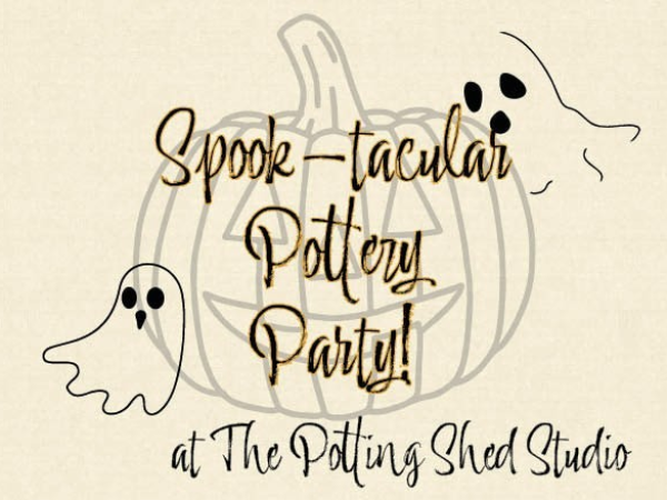 Halloween Pottery Painting Party at Huntingdon
