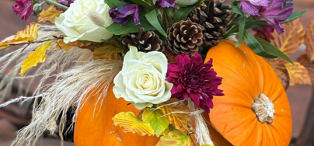 Pumpkin floristry