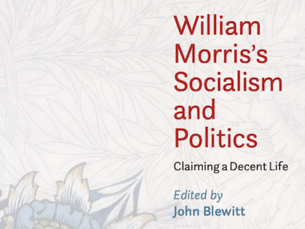 Front cover, William Morris's Socialism and Politics