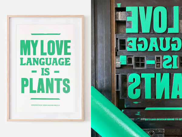 Letterpress Poster Printing Workshop with Green Machine Creative -  27th September
