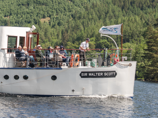 Steamship Sir Walter Scott from Stronachlachar 11:30