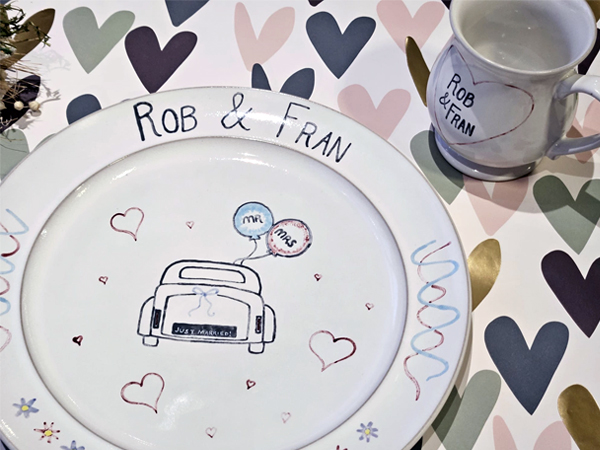 Paint Your Own Wedding Keepsake