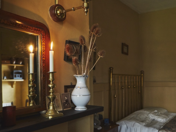 Almshouse 14 by Candlelight