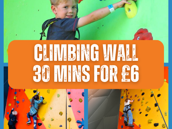 Climbing Wall x 30 minutes