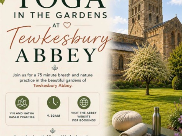 Yoga in the Abbey Garden