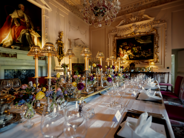 Pink Dining Room Festive Gala