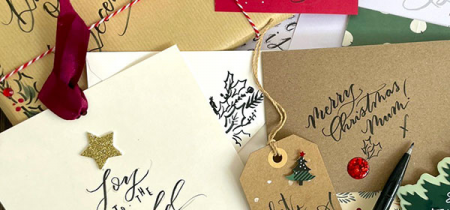 Christmas Brush Calligraphy Workshop 2024