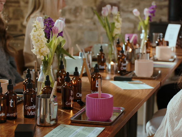 Candle Making Workshop at Leaf Creative