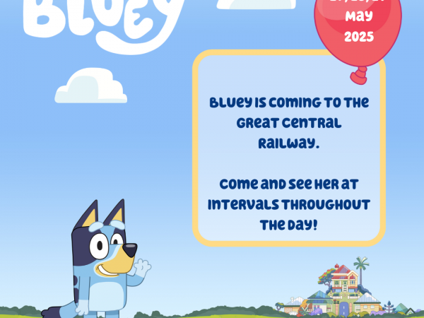 Bluey Visits! Train Tickets (Leicestershire)