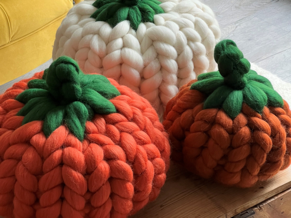 Halloween Knitted Pumpkin Workshop at Barton Grange
