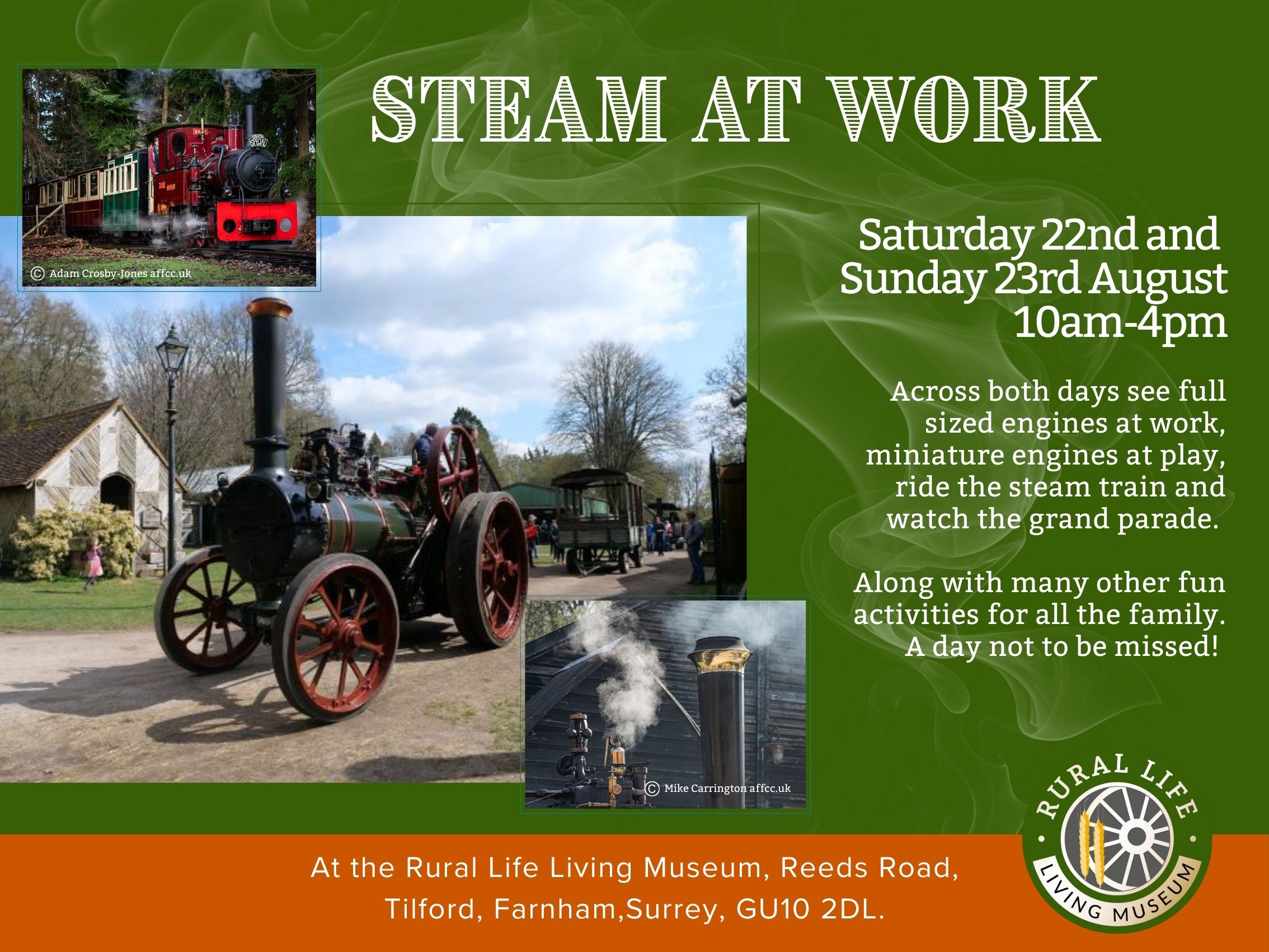 Steam at Work at the Rural Life Living Museum