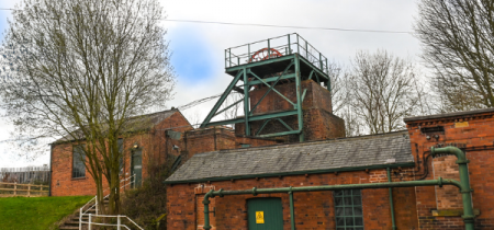 The engine winding house at Hope Pit