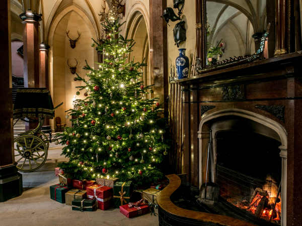 Raby Castle at Christmas