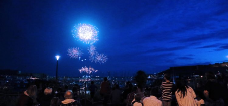 Fireworks at the Aquarium