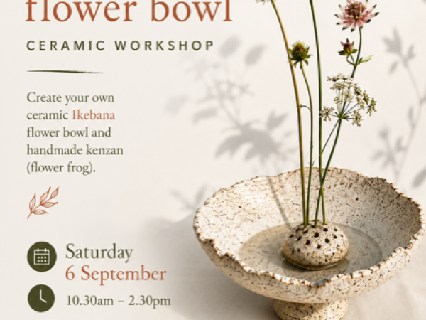 Ikebana Flower Bowl Pottery
