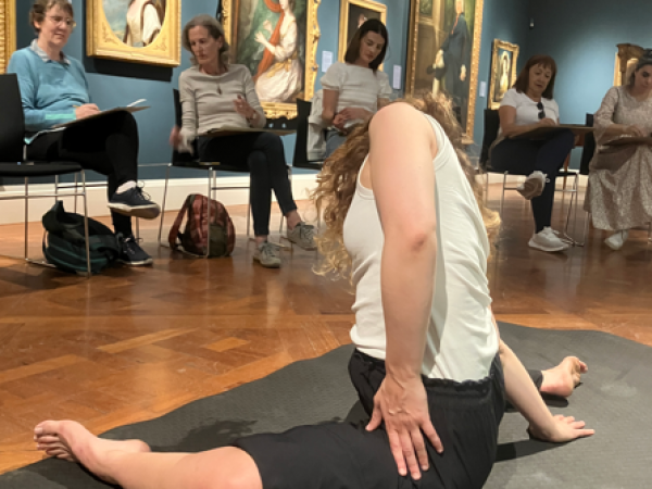 February Bath Portrait Club with dancing model - Zandra Rhodes inspires