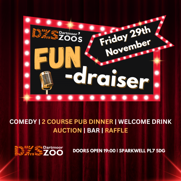 Buy Dartmoor Zoo's FUNdraising Event Tickets online Dartmoor Zoo