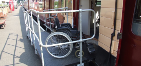 Mother's Day Wheelchair User or Additional Needs Passenger Return Steam Train Tickets.