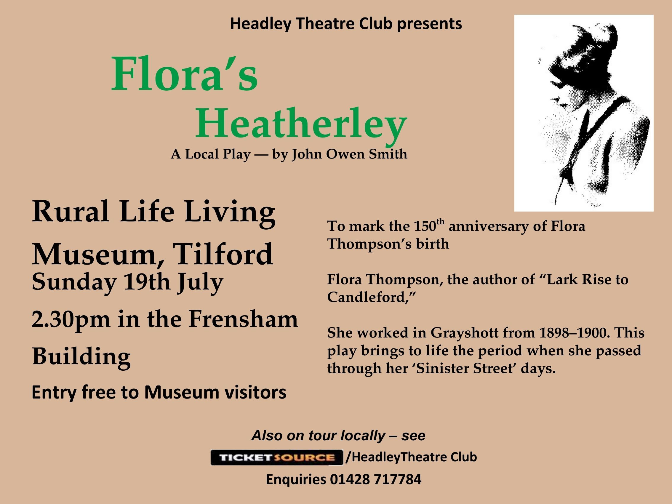 Flora's Heatherley Production at the Rural Life Living Museum