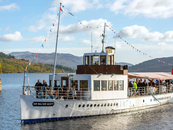 Steamship Sir Walter Scott from Stronachlachar 15:30