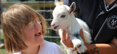 Baby Goat Cuddles