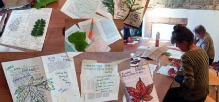 Leaf Sketching and Creative Writing Poetry Workshop with Caroline Burrows