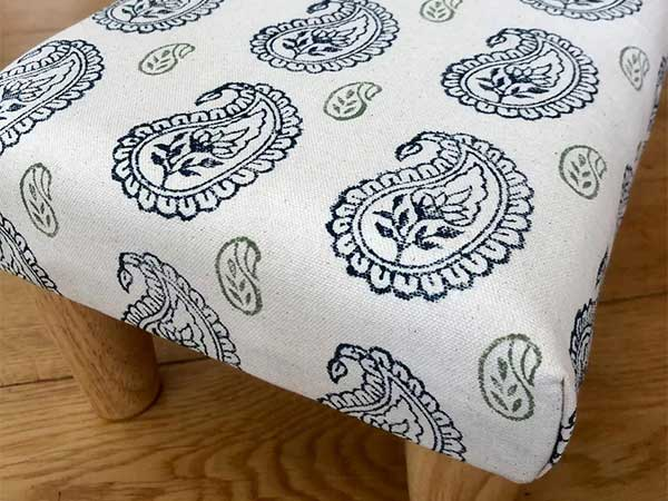 Block Printed Footstools with Marea from Art of Jaipur 2026