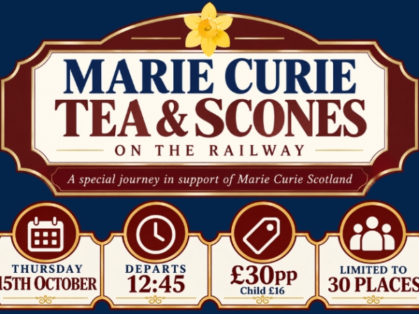 Marie Curie Tea & Scones