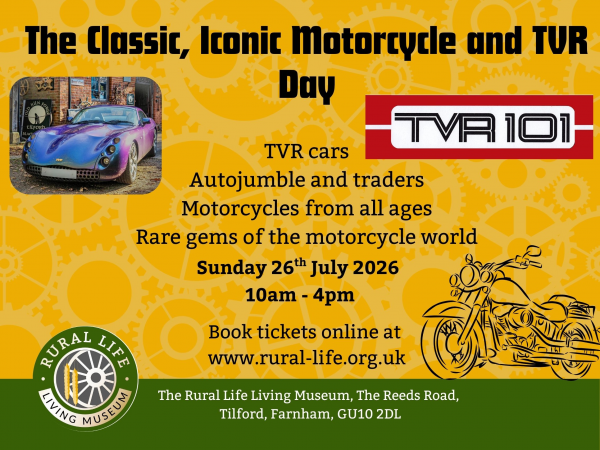 The TVR and classic iconic Motorcycle Day