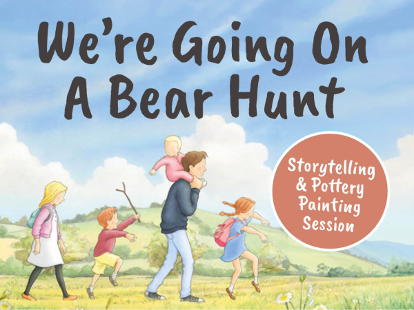 We're Going on a Bear Hunt - Story Time and Pottery Painting at Woburn Sands