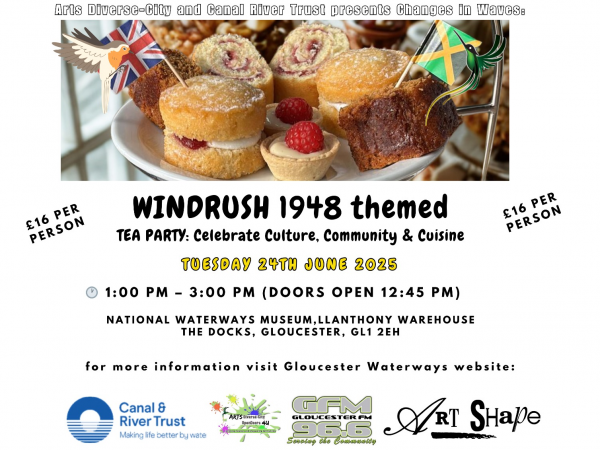 WINDRUSH 1948 themed  British & Caribbean afternoon Tea