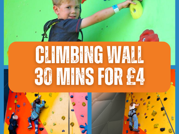 Climbing Wall x 30 minutes