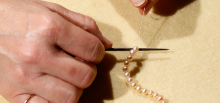 Traditional Pearl Stringing with Anja Moehler, Thu 12 September 2024, 9.30am - 4.30pm, £179 (8 places),SOLD OUT