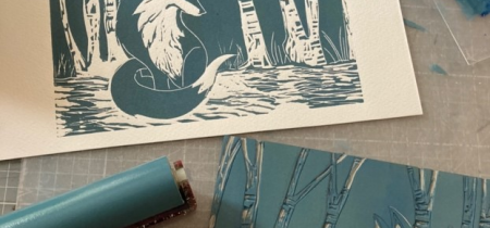 Linocut Printing Workshop with artist Sue Welfare