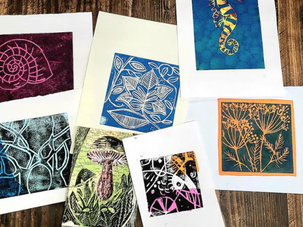Lino Printing with Maia Eden