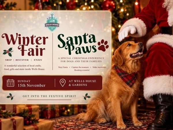 Santa Paws at Wells House and Gardens