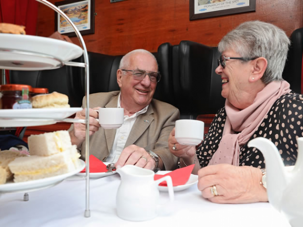 First Class Afternoon Steam Tea 12.45 Train Service