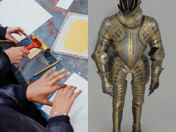 Armour and Printmaking: CPD for Primary Teachers